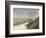 Beach at Bas Butin, Honfleur-Georges Seurat-Framed Art Print