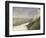 Beach at Bas Butin, Honfleur-Georges Seurat-Framed Art Print