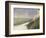 Beach at Bas Butin, Honfleur-Georges Seurat-Framed Art Print