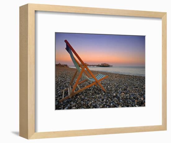 Beach at Brighton, East Sussex, England-Jon Arnold-Framed Photographic Print