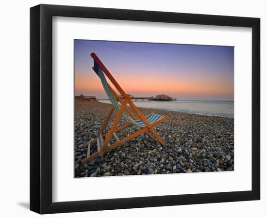 Beach at Brighton, East Sussex, England-Jon Arnold-Framed Photographic Print