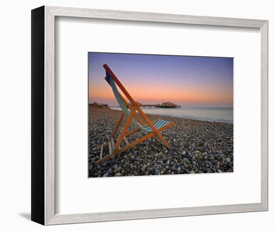 Beach at Brighton, East Sussex, England-Jon Arnold-Framed Photographic Print