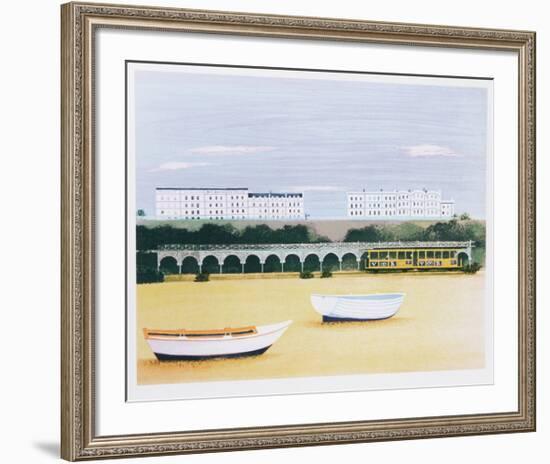 Beach at Brighton-Mary Faulconer-Framed Limited Edition