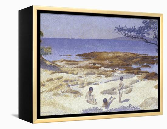 Beach at Cabasson (Baigne-Cul), 1891-92-Henri-Edmond Cross-Framed Premier Image Canvas