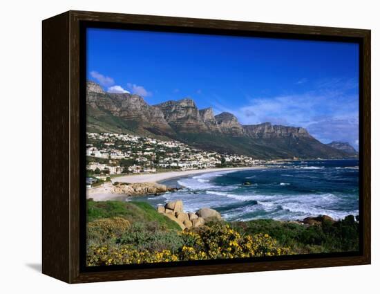 Beach at Camps Bay, Cape Town, South Africa-Ariadne Van Zandbergen-Framed Premier Image Canvas