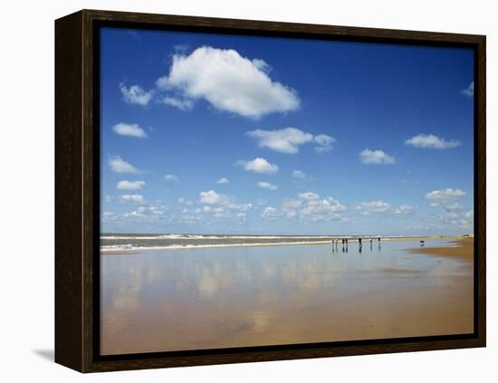 Beach at Cotes D'Argent in Gironde, Aquitaine, France, Europe-David Hughes-Framed Premier Image Canvas