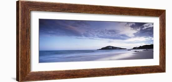 Beach at Dusk, Burgh Island, Bigbury-On-Sea, Devon, England-null-Framed Photographic Print