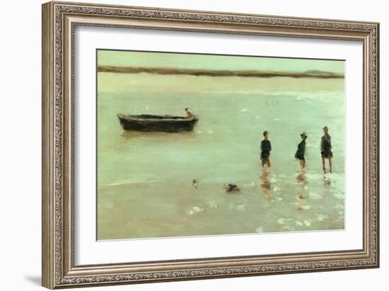 Beach at Etaples, 1887-Philip Wilson Steer-Framed Giclee Print