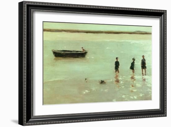 Beach at Etaples, 1887-Philip Wilson Steer-Framed Giclee Print