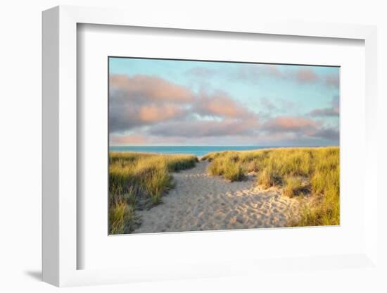 Beach at Golden Hour-Brooke T. Ryan-Framed Photographic Print