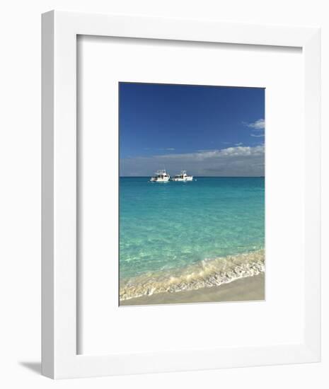 Beach at Grace Bay, Providenciales Island, Turks and Caicos, Caribbean-Walter Bibikow-Framed Photographic Print