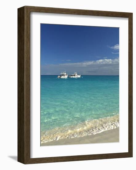 Beach at Grace Bay, Providenciales Island, Turks and Caicos, Caribbean-Walter Bibikow-Framed Photographic Print