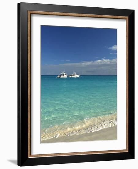 Beach at Grace Bay, Providenciales Island, Turks and Caicos, Caribbean-Walter Bibikow-Framed Photographic Print