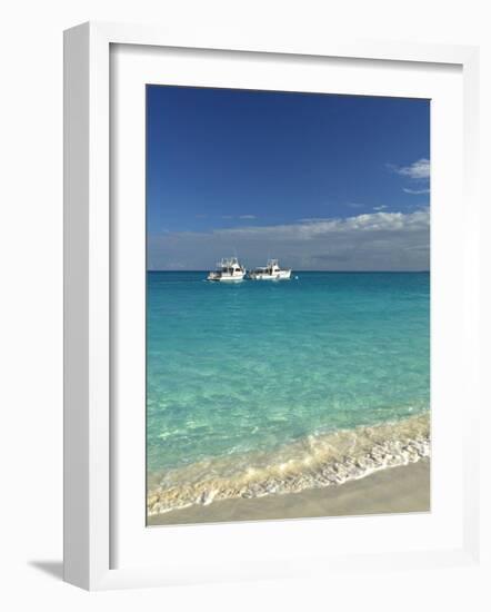 Beach at Grace Bay, Providenciales Island, Turks and Caicos, Caribbean-Walter Bibikow-Framed Photographic Print