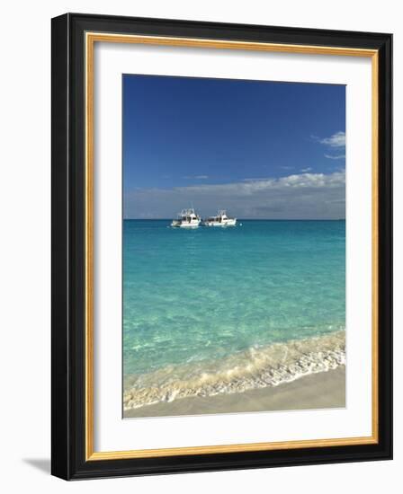 Beach at Grace Bay, Providenciales Island, Turks and Caicos, Caribbean-Walter Bibikow-Framed Photographic Print