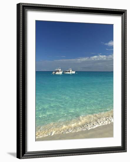 Beach at Grace Bay, Providenciales Island, Turks and Caicos, Caribbean-Walter Bibikow-Framed Photographic Print