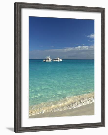 Beach at Grace Bay, Providenciales Island, Turks and Caicos, Caribbean-Walter Bibikow-Framed Photographic Print