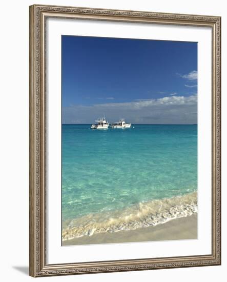 Beach at Grace Bay, Providenciales Island, Turks and Caicos, Caribbean-Walter Bibikow-Framed Photographic Print