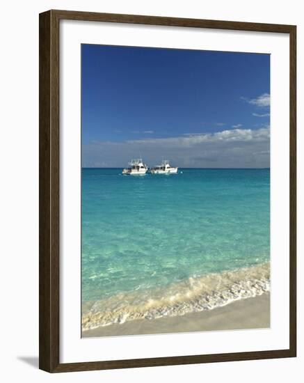 Beach at Grace Bay, Providenciales Island, Turks and Caicos, Caribbean-Walter Bibikow-Framed Photographic Print