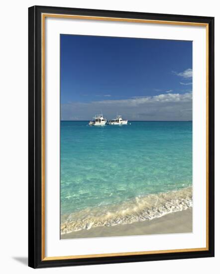 Beach at Grace Bay, Providenciales Island, Turks and Caicos, Caribbean-Walter Bibikow-Framed Photographic Print