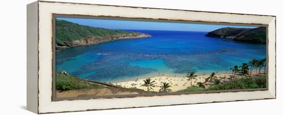 Beach at Hanauma Bay Oahu Hawaii USA-null-Framed Stretched Canvas