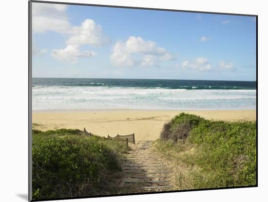 Beach at Hawks Nest, New South Wales, Australia, Pacific-null-Mounted Photographic Print