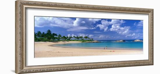 Beach at Ko Olina Resort Oahu Hawaii USA-null-Framed Photographic Print