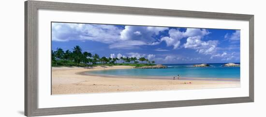 Beach at Ko Olina Resort Oahu Hawaii USA-null-Framed Photographic Print