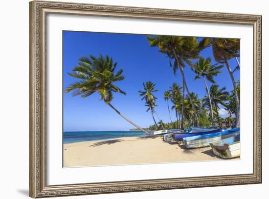 Beach at Las Terrenas, Samana Peninsula, Dominican Republic, West Indies, Caribbean-Jane Sweeney-Framed Photographic Print