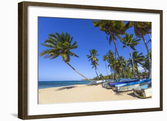 Beach at Las Terrenas, Samana Peninsula, Dominican Republic, West Indies, Caribbean-Jane Sweeney-Framed Photographic Print