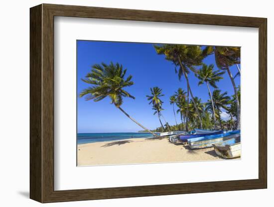 Beach at Las Terrenas, Samana Peninsula, Dominican Republic, West Indies, Caribbean-Jane Sweeney-Framed Photographic Print