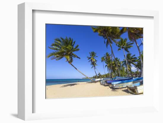 Beach at Las Terrenas, Samana Peninsula, Dominican Republic, West Indies, Caribbean-Jane Sweeney-Framed Photographic Print