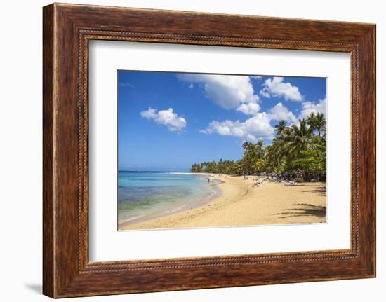 Beach at Las Terrenas, Samana Peninsula, Dominican Republic, West Indies, Caribbean-Jane Sweeney-Framed Photographic Print