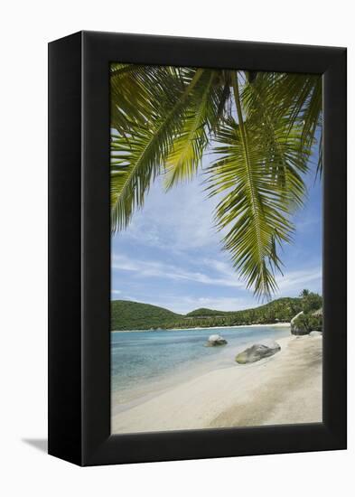 Beach at Little Dix Bay-Macduff Everton-Framed Premier Image Canvas