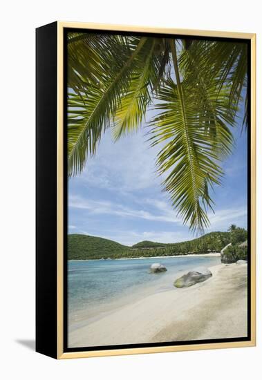 Beach at Little Dix Bay-Macduff Everton-Framed Premier Image Canvas