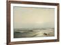 Beach at Long Branch: Sunrise, 1872 (Oil on Canvas)-William Trost Richards-Framed Giclee Print