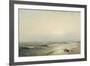 Beach at Long Branch: Sunrise, 1872 (Oil on Canvas)-William Trost Richards-Framed Giclee Print