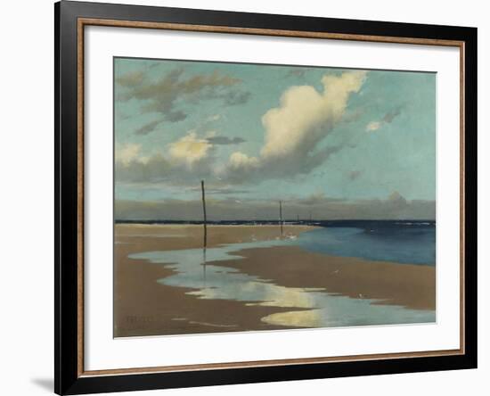 Beach at Low Tide, 1890-Frederick Milner-Framed Giclee Print