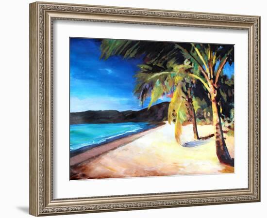 Beach at Magens Bay, St Thomas, USVI - I-Markus Bleichner-Framed Art Print