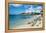 Beach at Maho Bay, Sint Maarten, West Indies, Caribbean, Central America-Michael Runkel-Framed Premier Image Canvas