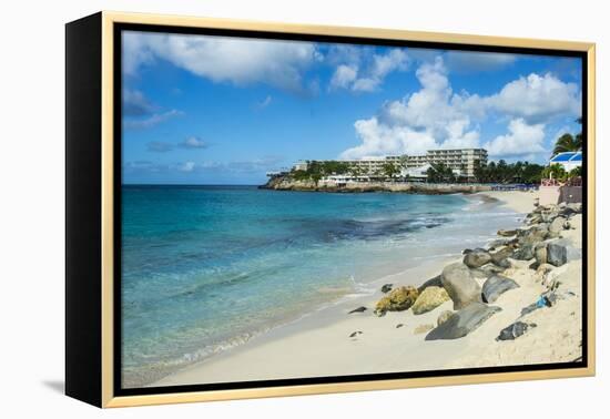 Beach at Maho Bay, Sint Maarten, West Indies, Caribbean, Central America-Michael Runkel-Framed Premier Image Canvas