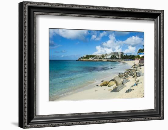 Beach at Maho Bay, Sint Maarten, West Indies, Caribbean, Central America-Michael Runkel-Framed Photographic Print