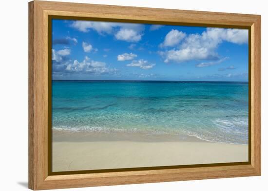 Beach at Maho Bay, Sint Maarten, West Indies, Caribbean, Central America-Michael Runkel-Framed Premier Image Canvas