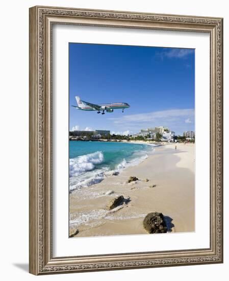 Beach at Maho Bay, St. Martin, Leeward Islands, West Indies-Gavin Hellier-Framed Photographic Print