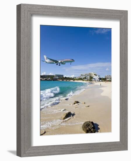 Beach at Maho Bay, St. Martin, Leeward Islands, West Indies-Gavin Hellier-Framed Photographic Print