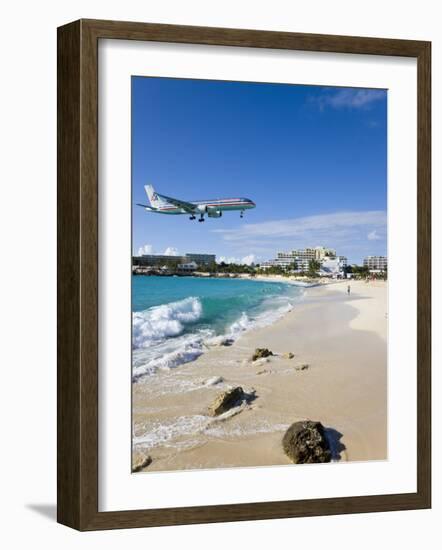 Beach at Maho Bay, St. Martin, Leeward Islands, West Indies-Gavin Hellier-Framed Photographic Print