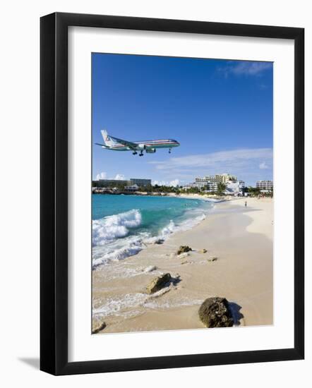 Beach at Maho Bay, St. Martin, Leeward Islands, West Indies-Gavin Hellier-Framed Photographic Print