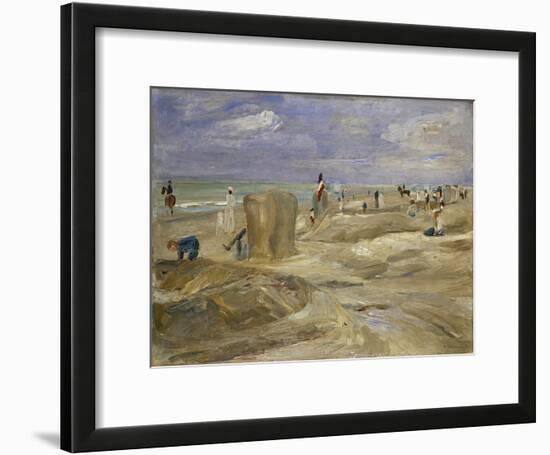 Beach at Noordwijk-Max Liebermann-Framed Giclee Print