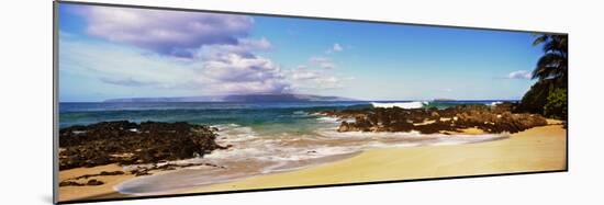 Beach at North Shore, Maui, Hawaii, USA-null-Mounted Photographic Print