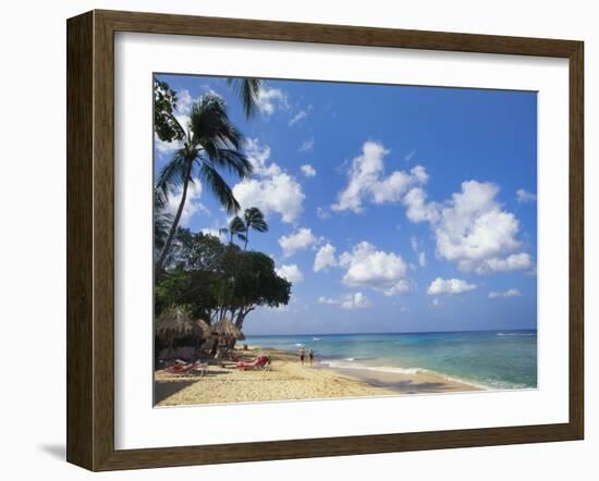 Beach at Paynes Bay, Barbados, Caribbean-Hans Peter Merten-Framed Photographic Print